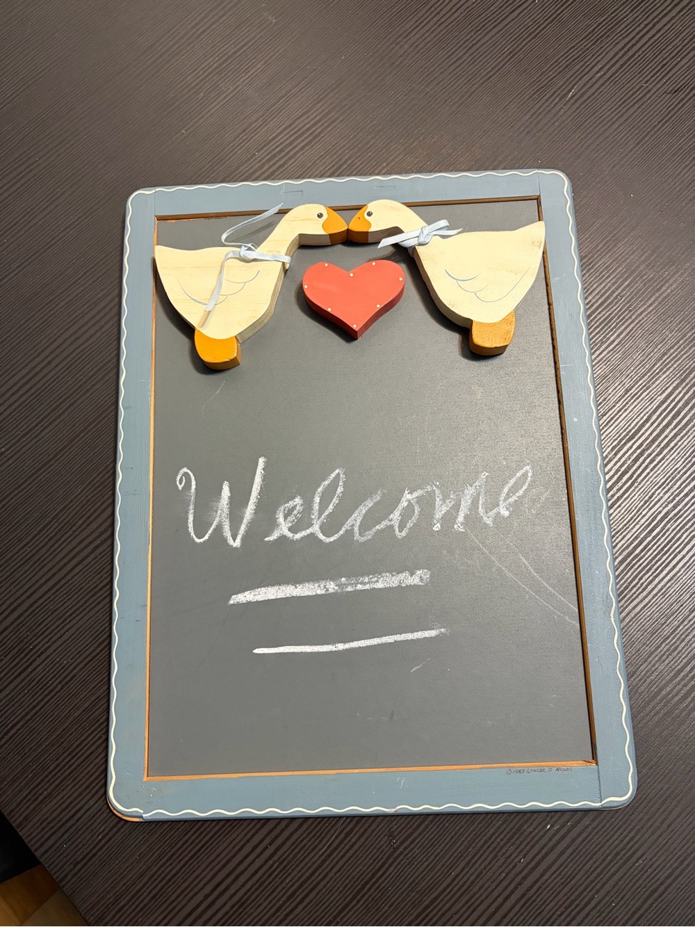 Vintage / Rustic Goose Chalkboard